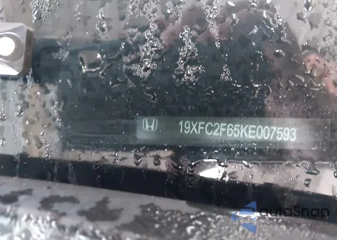 2019 Honda Civic Lx из США, поврежденный, VIN 19XFC2F65KE007593